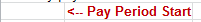 1. Date: Beginning of Pay Period 
