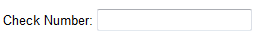 4. Check Number