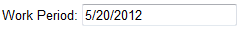 5. Work Period Date