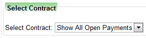 1. Contract Selection Filter