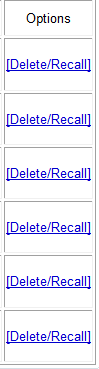 3. Delete/Recall Payment
