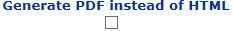10. Output Report type Option
