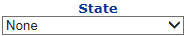 13. State Selection Drop down