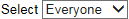 2. Workfoce Type Selection Drop down