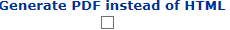 3. Report Output Option