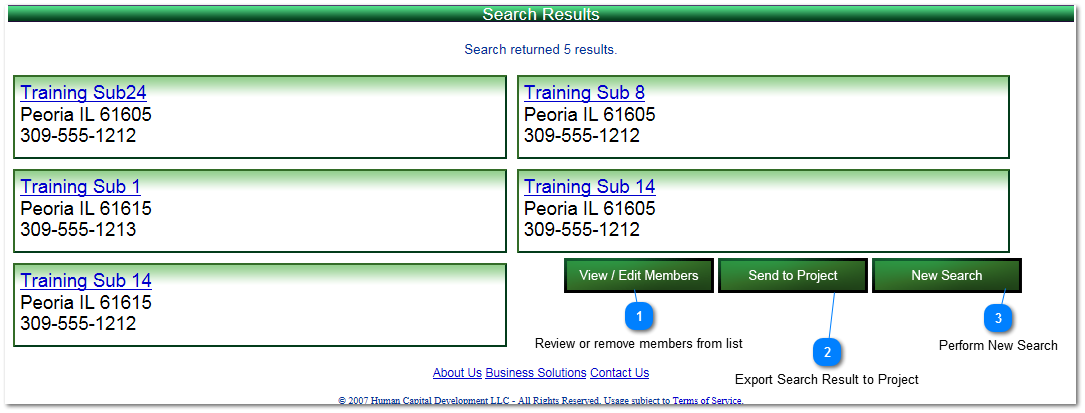 Export Search Result