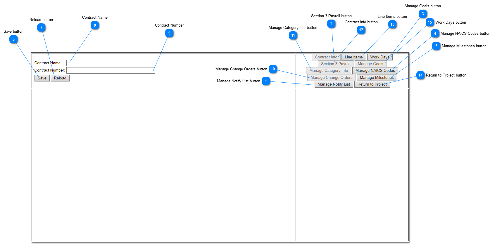 Contract Screen Layout