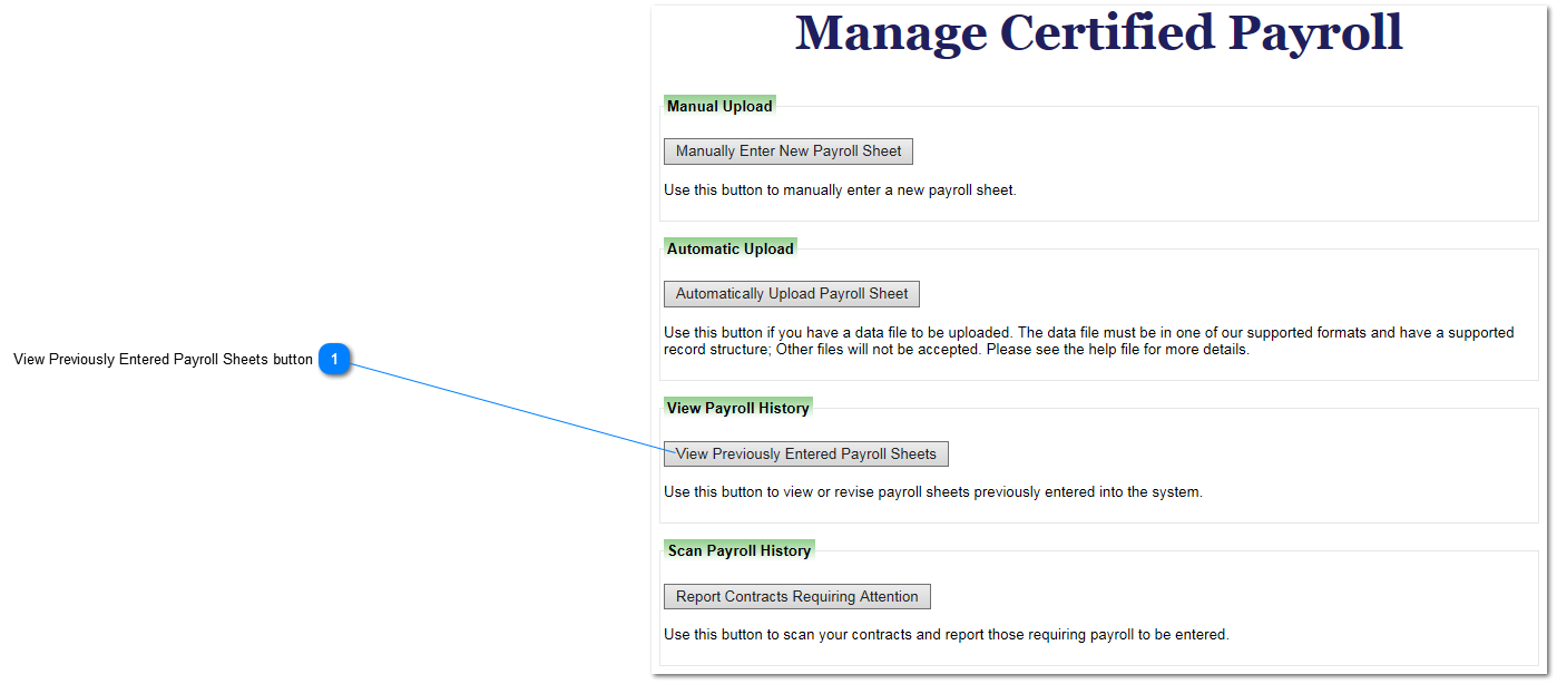 View Payroll History