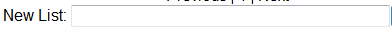 1. Naming New List